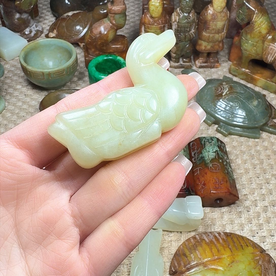 白玉菩提吊坠挂件