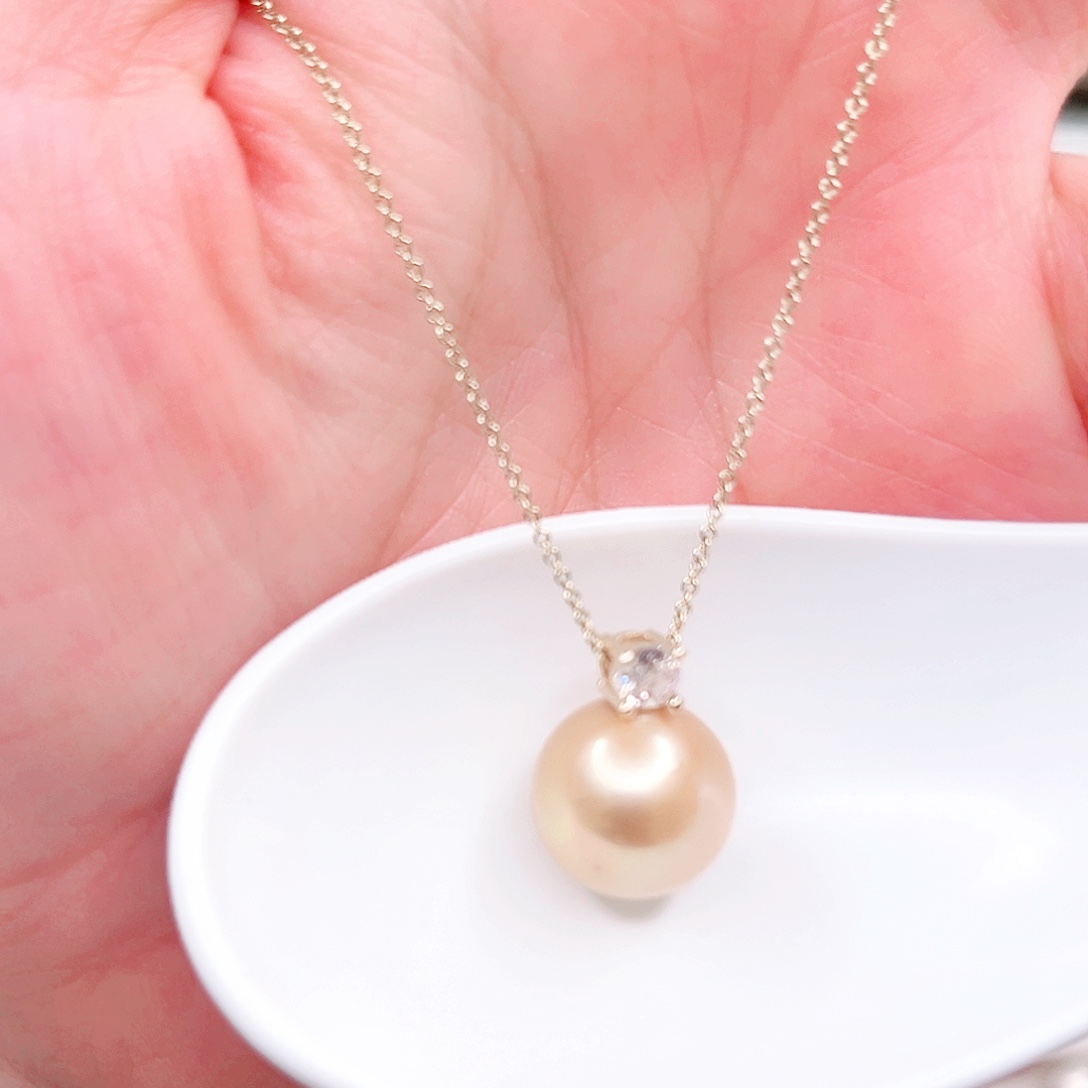 吊坠(赠链)合金淡水珍珠