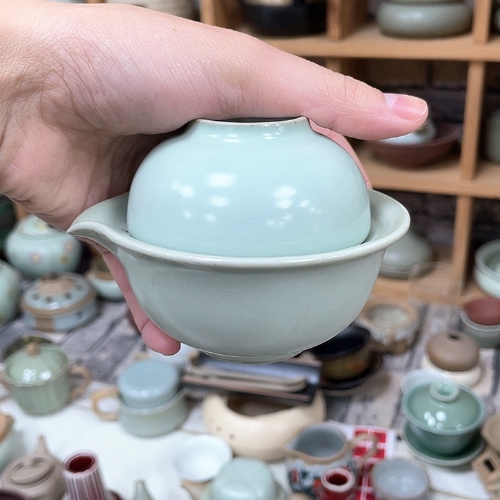 壶老段烧陶瓷茶器！