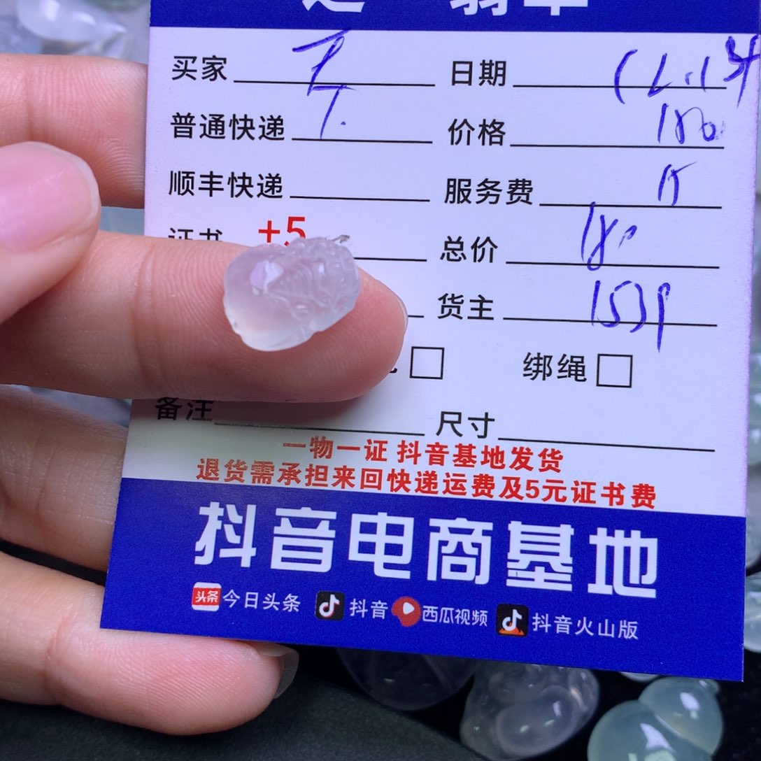 颈饰未镶嵌翡翠天*知