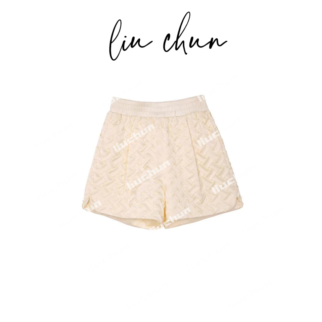 《CHUN》编织纯色短裤