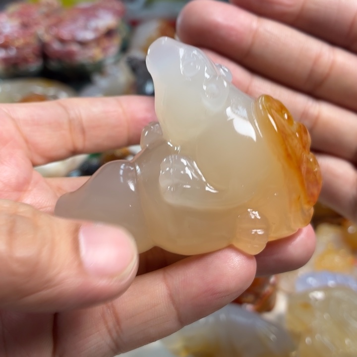 玛瑙/玉髓未镶嵌吊坠(不含链)