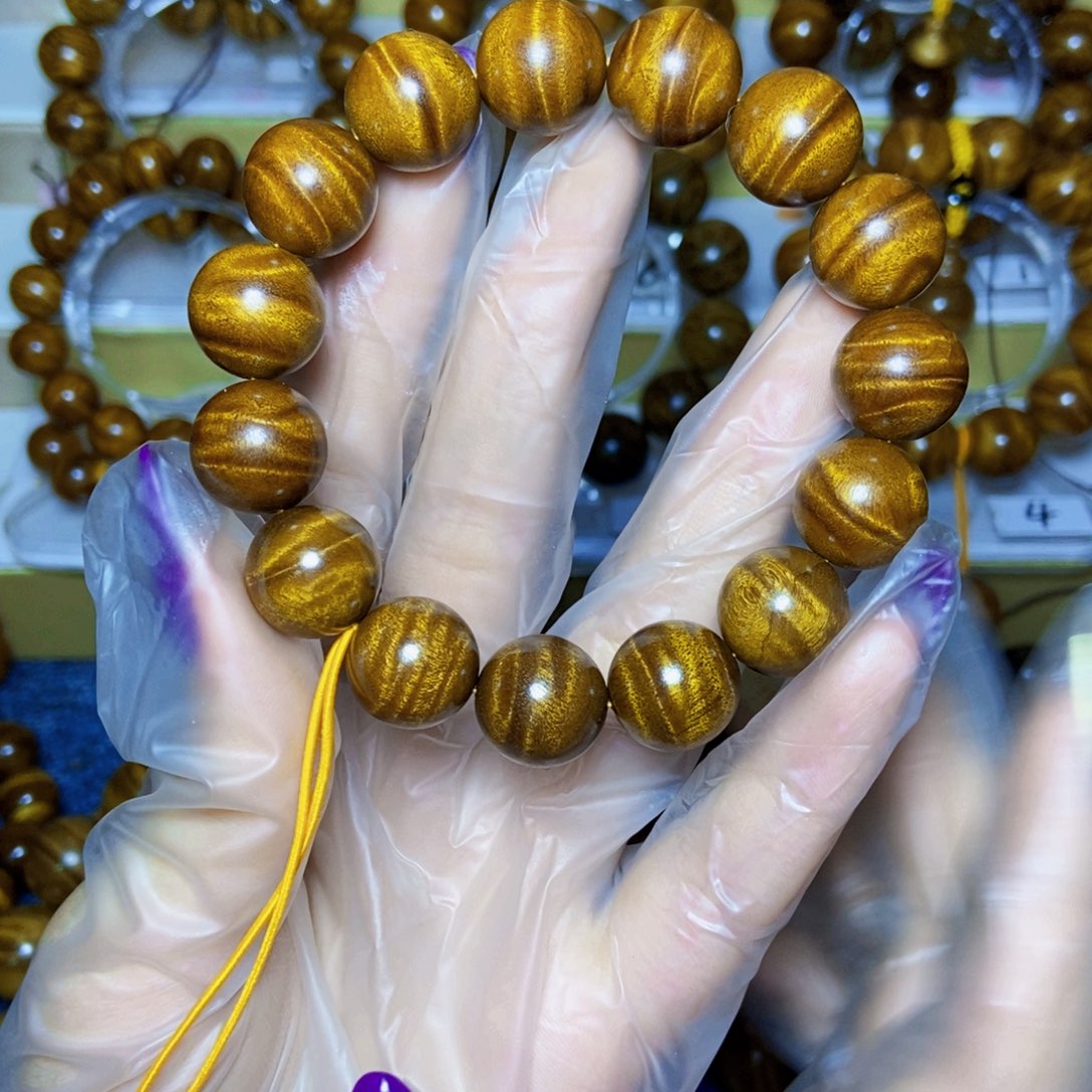 楠木（金丝楠）手串/手链枯木1.5
