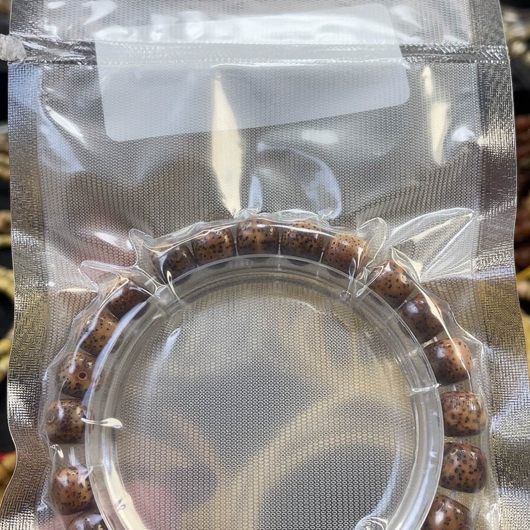 星月菩提手串原生态火烧云手串尺寸9