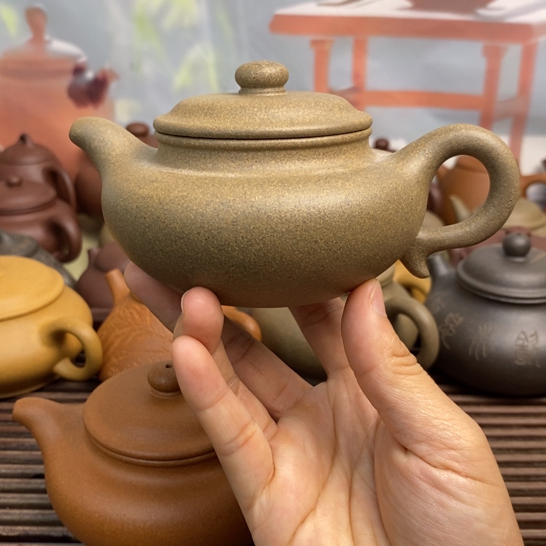 茶壶紫砂200cccc青降坡仿古