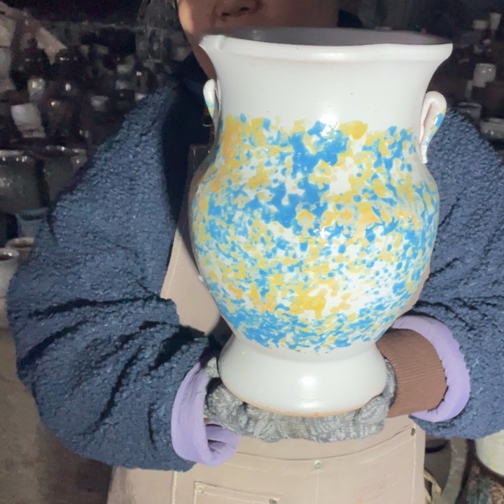 紫砂花盆口20高30正品正品