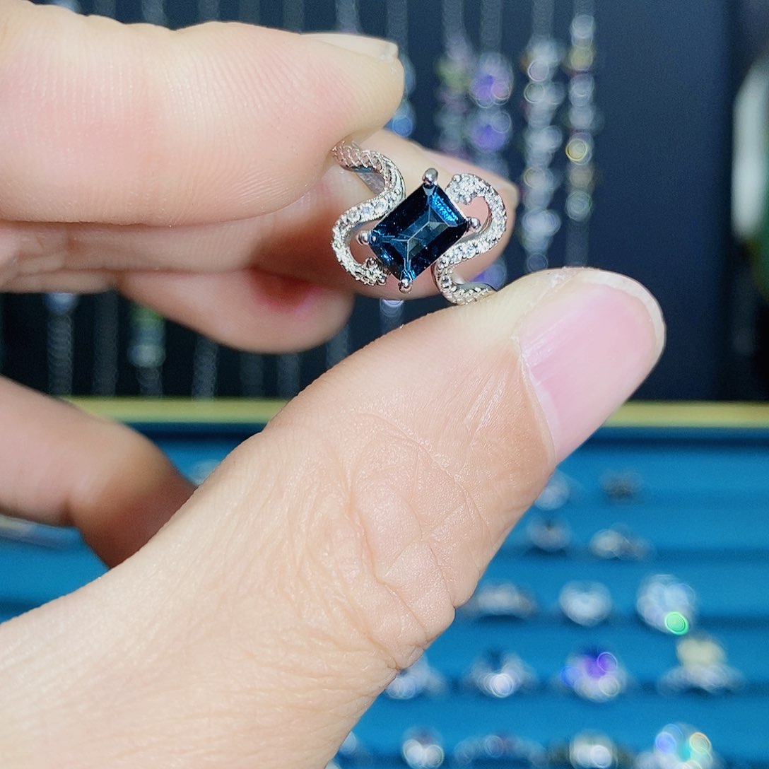 紫晶珠宝半成品银S925镶嵌