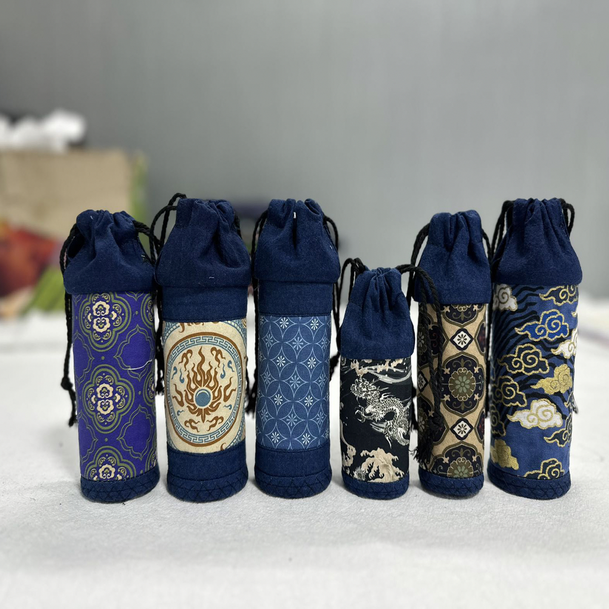 抽绳布套蝈蝈叫罐保温布套拍一发二