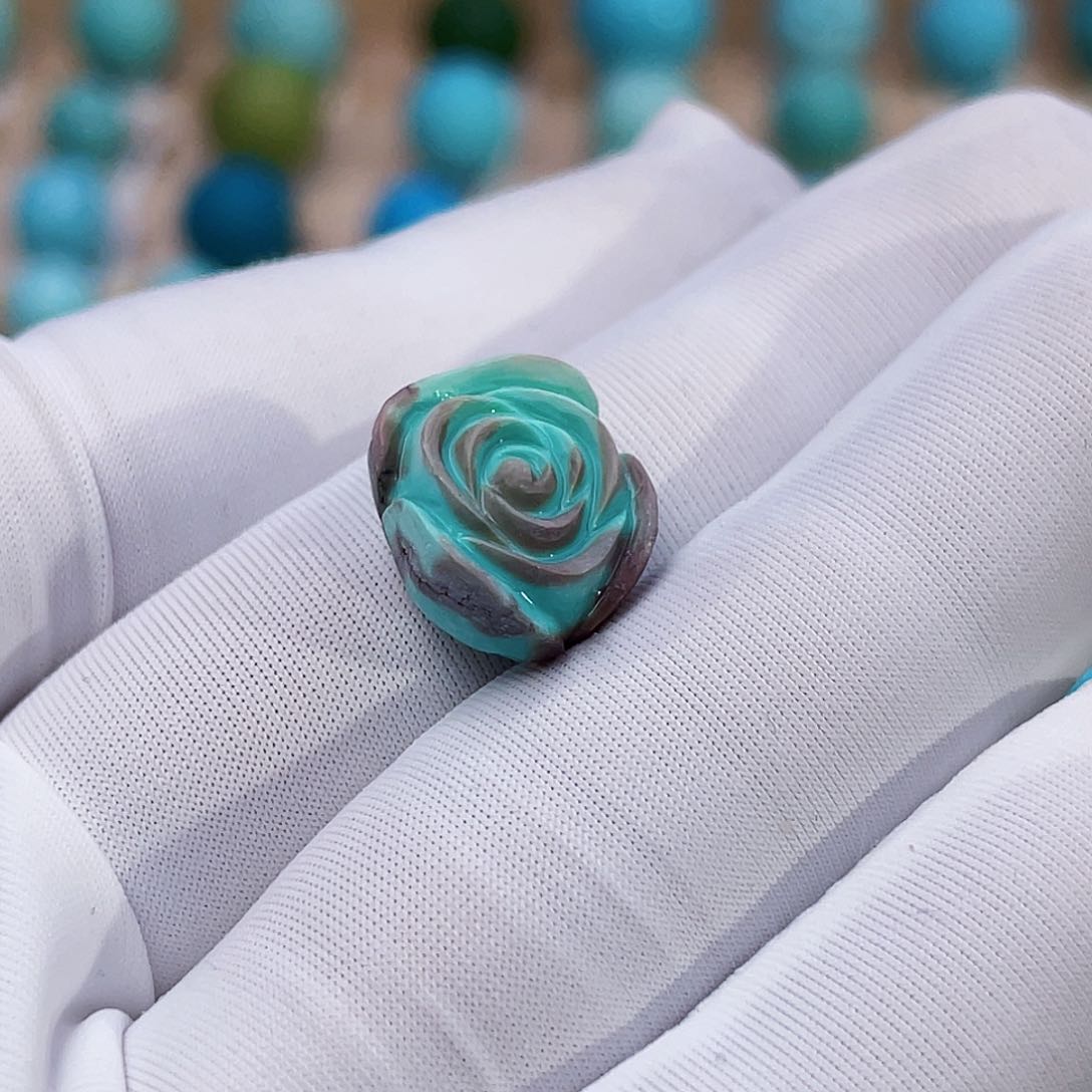 绿松石珠宝奇石未镶嵌