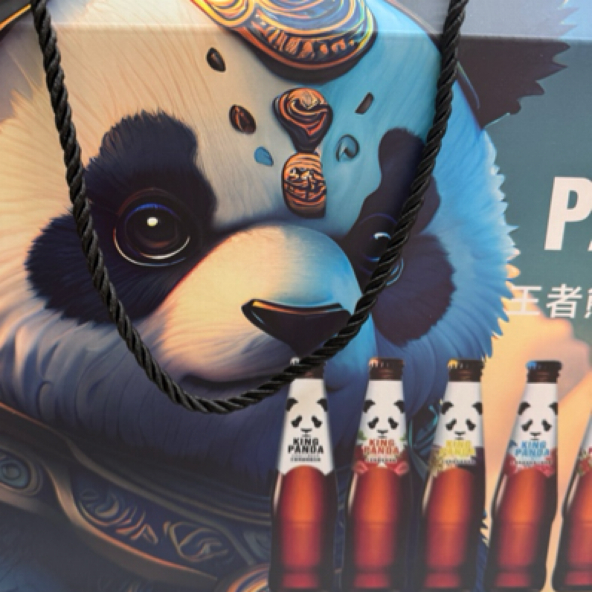 王者熊猫黄色上头饮料一箱