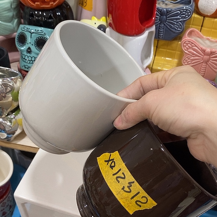 陶盆有孔 瑕疵针孔漏釉介意勿拍外口 12外高12