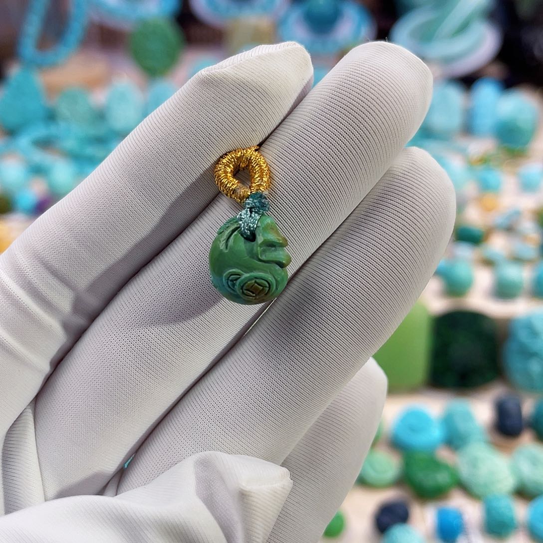 绿松石珠宝奇石未镶嵌