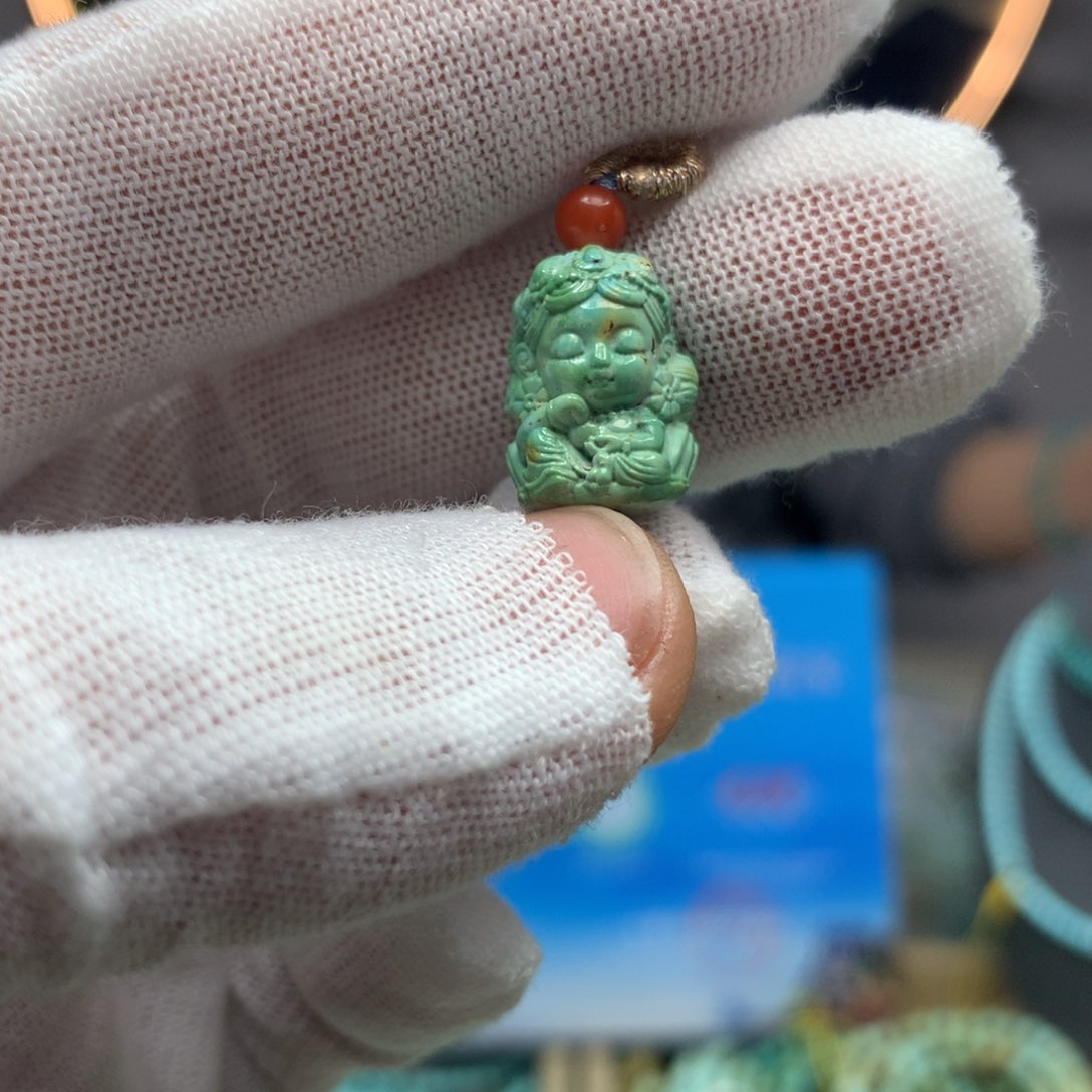 绿松石挂件未镶嵌