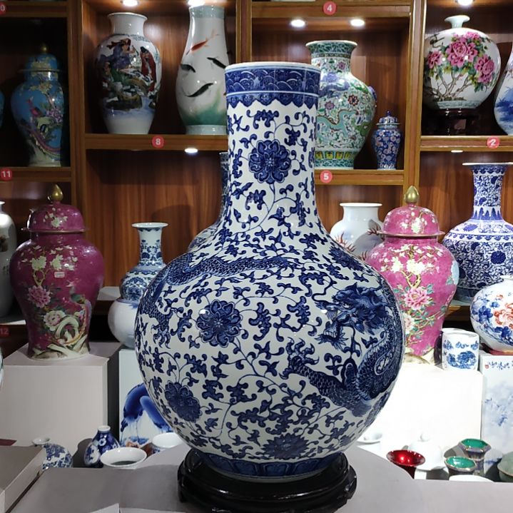 瓶老****）景德镇陶瓷花瓶子
