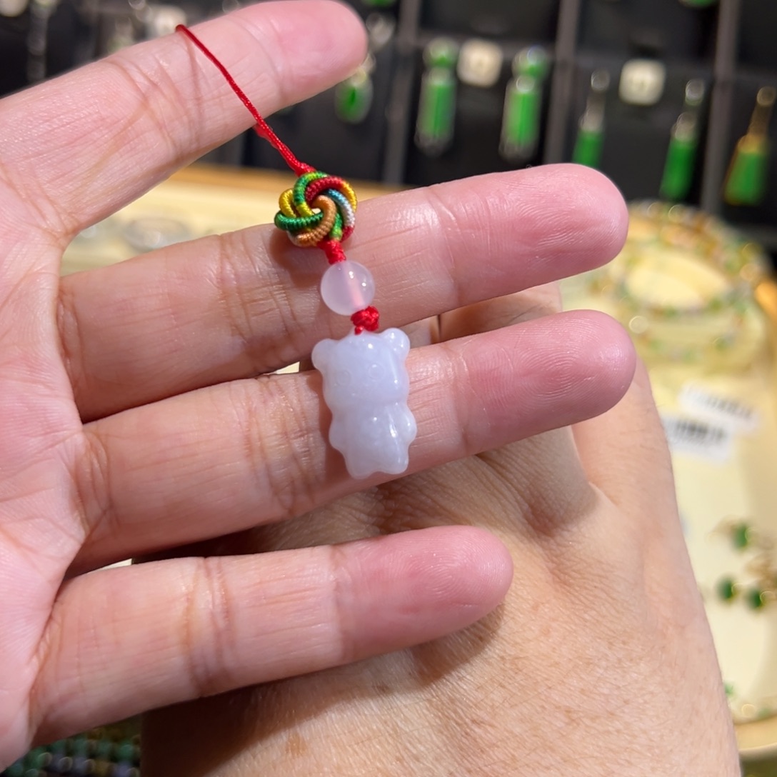 颈饰未镶嵌翡翠包挂