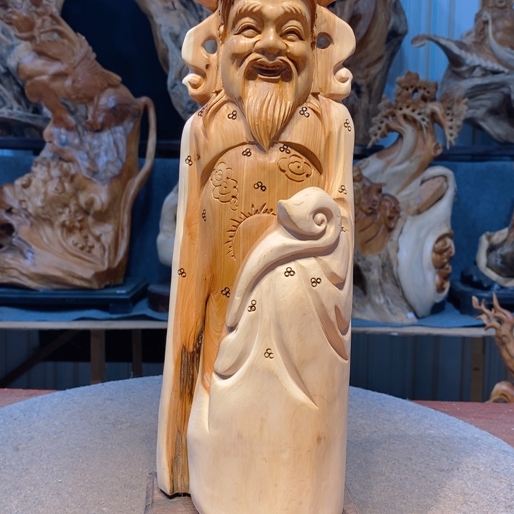 柏木（崖柏）根雕摆件