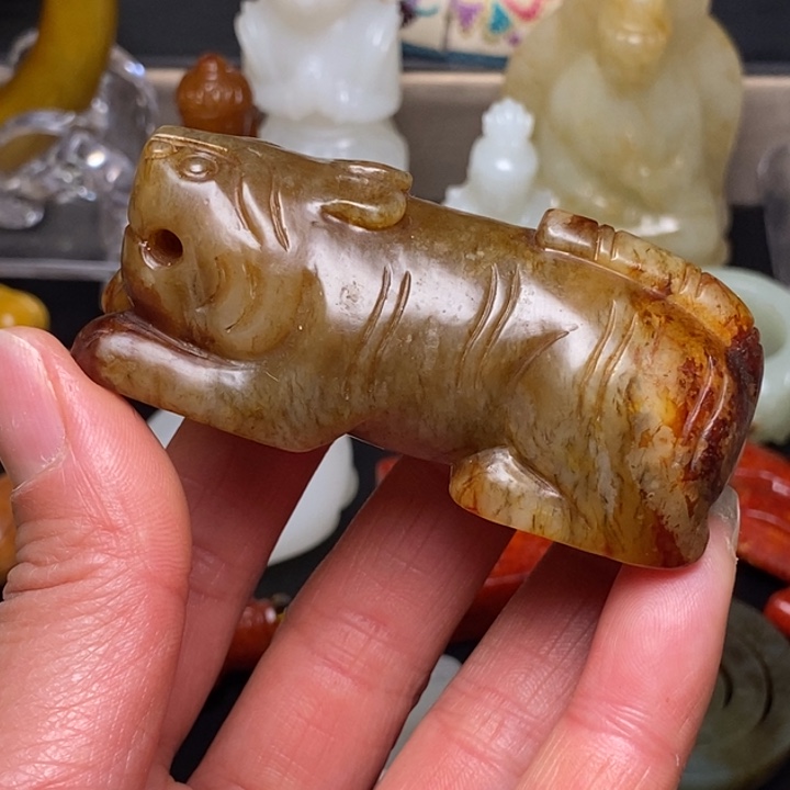 【闪购商品】和田玉挂件未镶嵌雲**濤