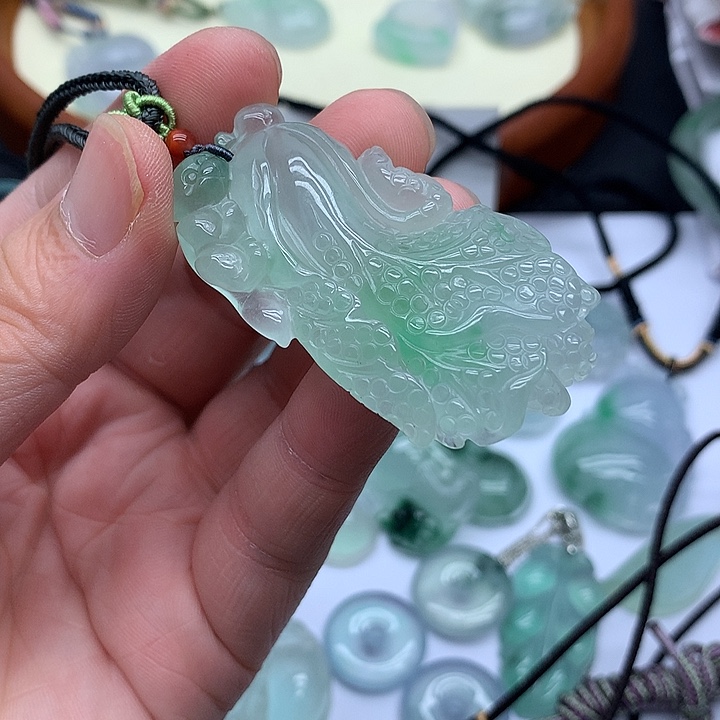 涛***一物一图，白菜吊坠