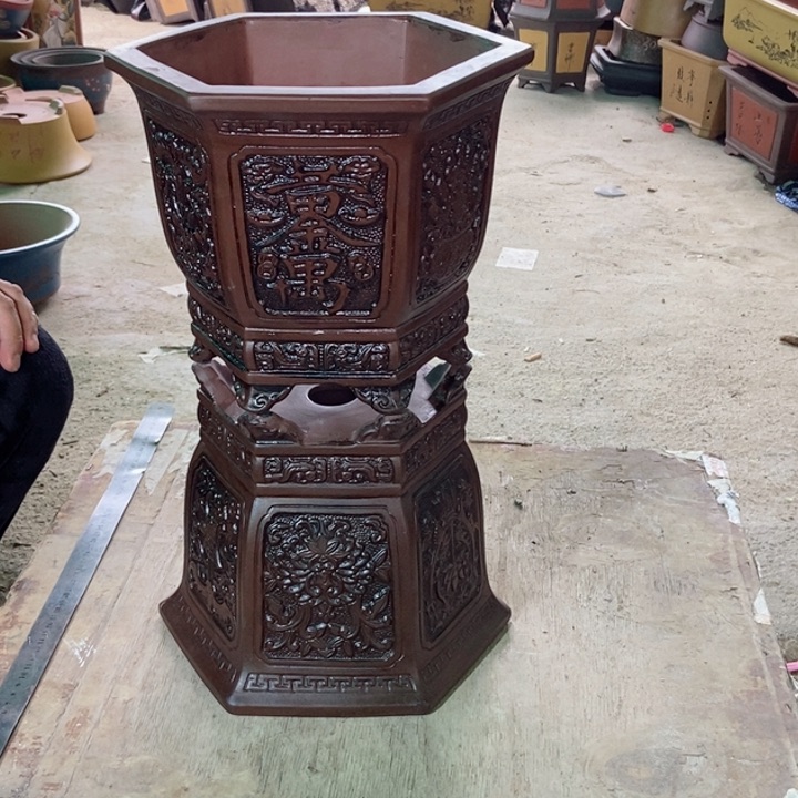 紫砂花盆紫砂紫砂