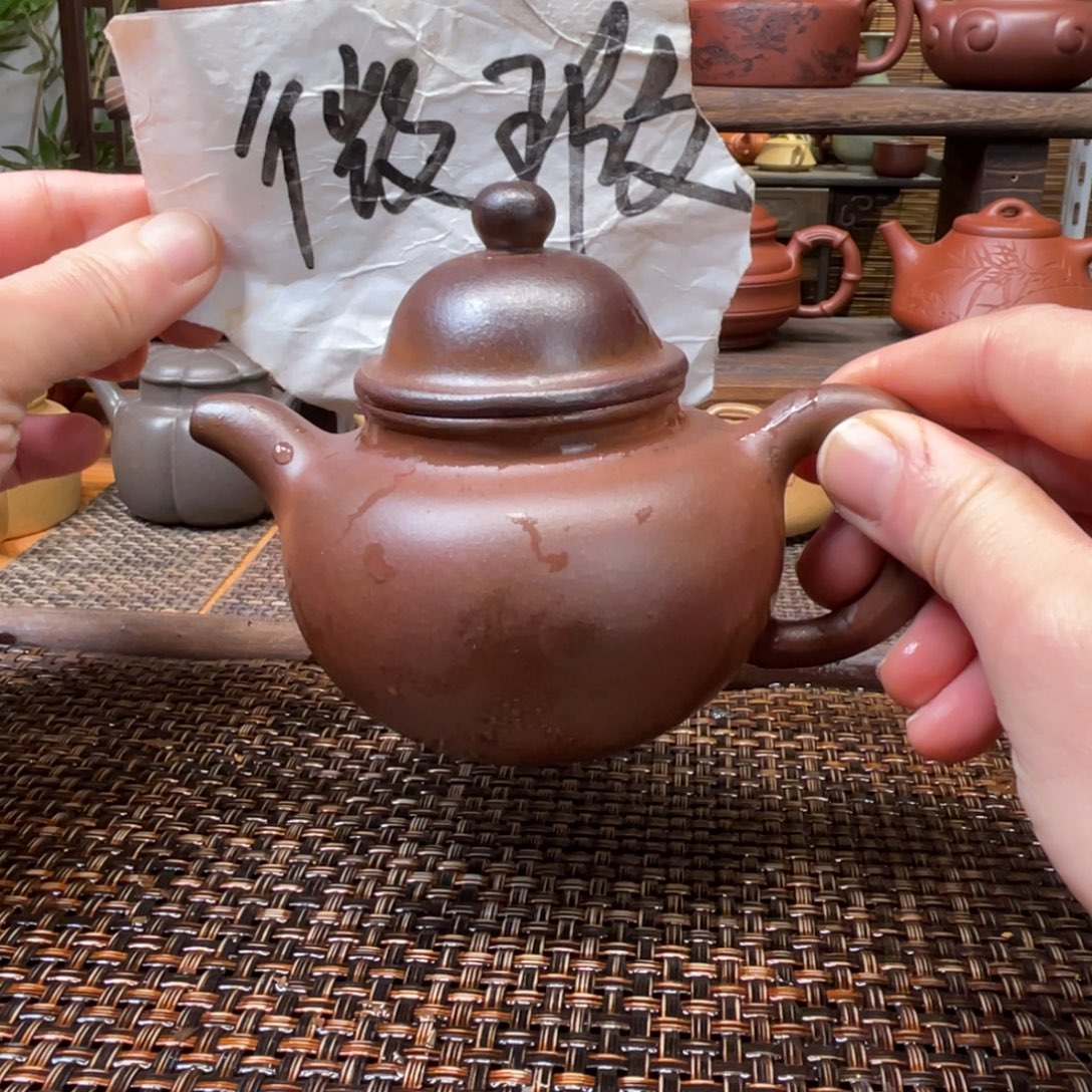 紫砂茶壶宜兴原矿紫砂手工制微瑕170