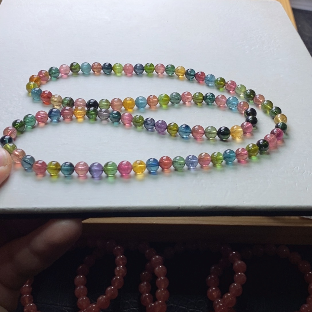 碧玺碧玺手链未镶嵌