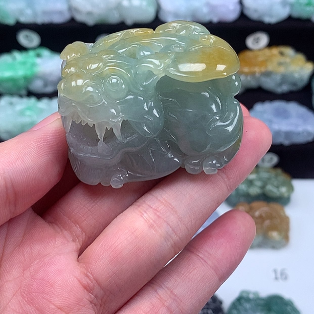 【闪购商品】翡翠颈饰未镶嵌貔貅