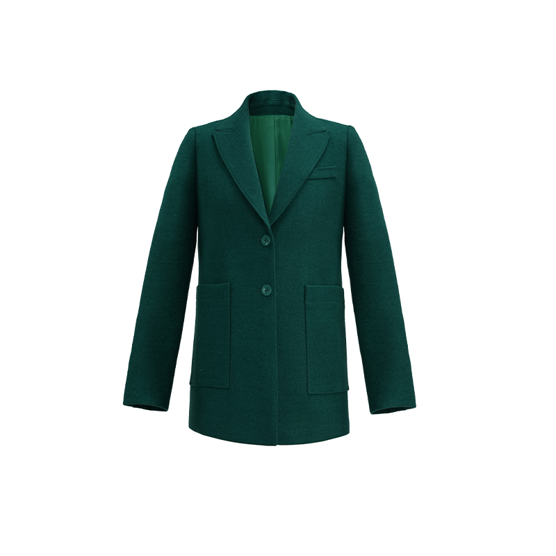 越月越YD28032女士休闲西装纯色西服上衣