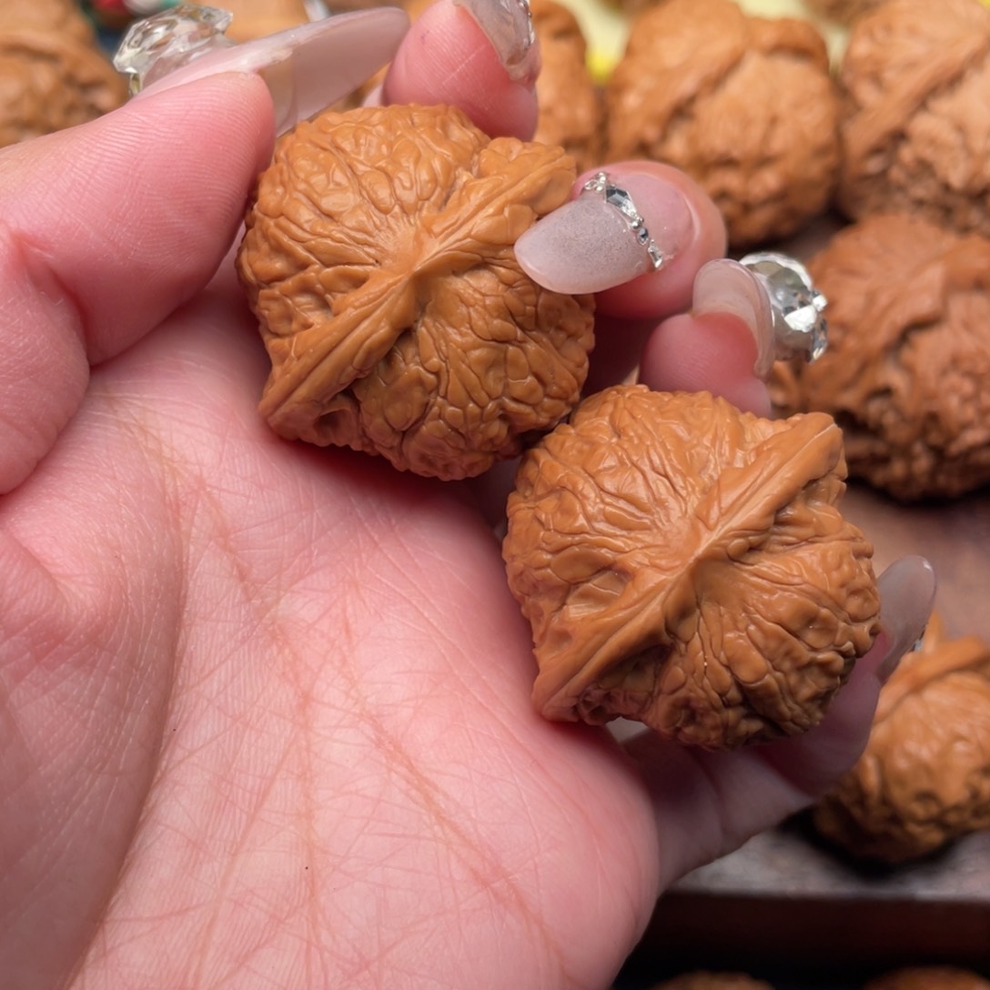 文玩核桃把件我*全品，乾隆磨37