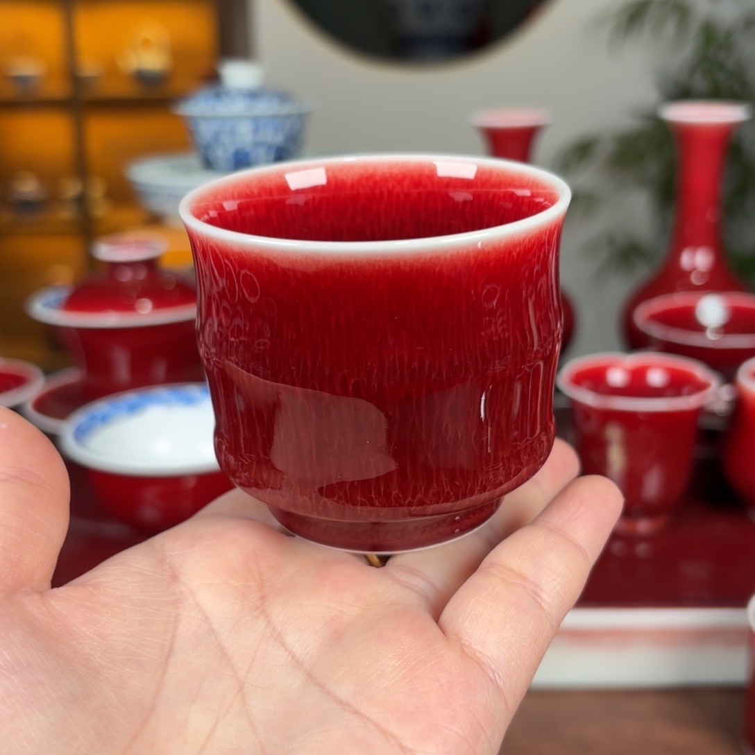 摆件景德镇高温原矿釉