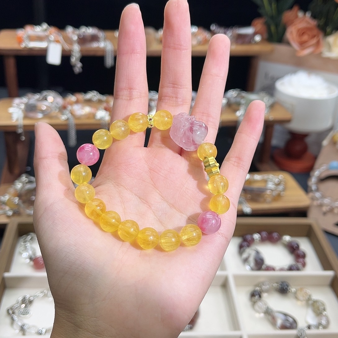 水晶手链合金手串