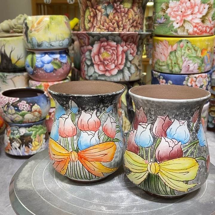 景德镇艺术手绘作品