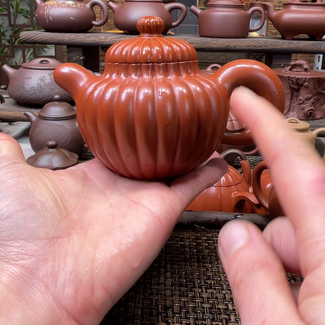 紫砂茶壶宜兴原矿紫砂手工制微瑕220