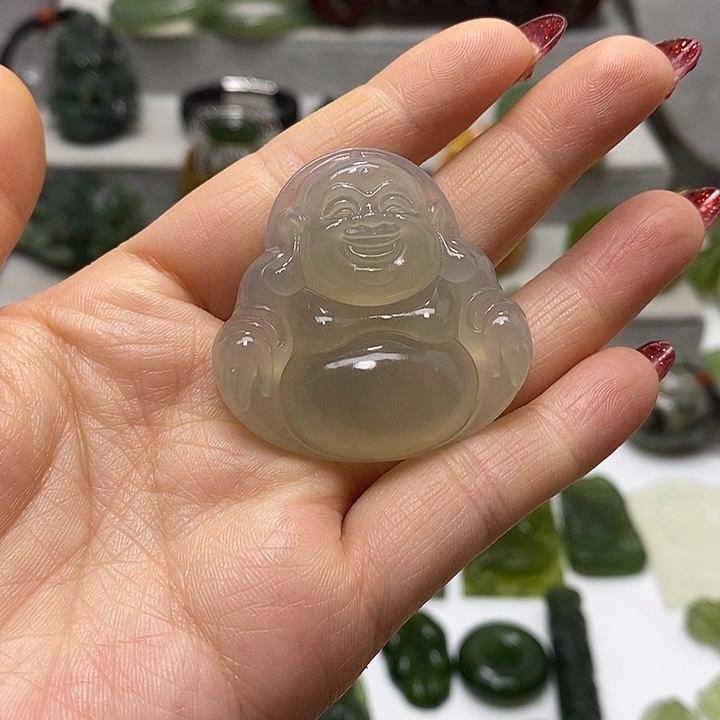 蛇纹石玉挂件未镶嵌