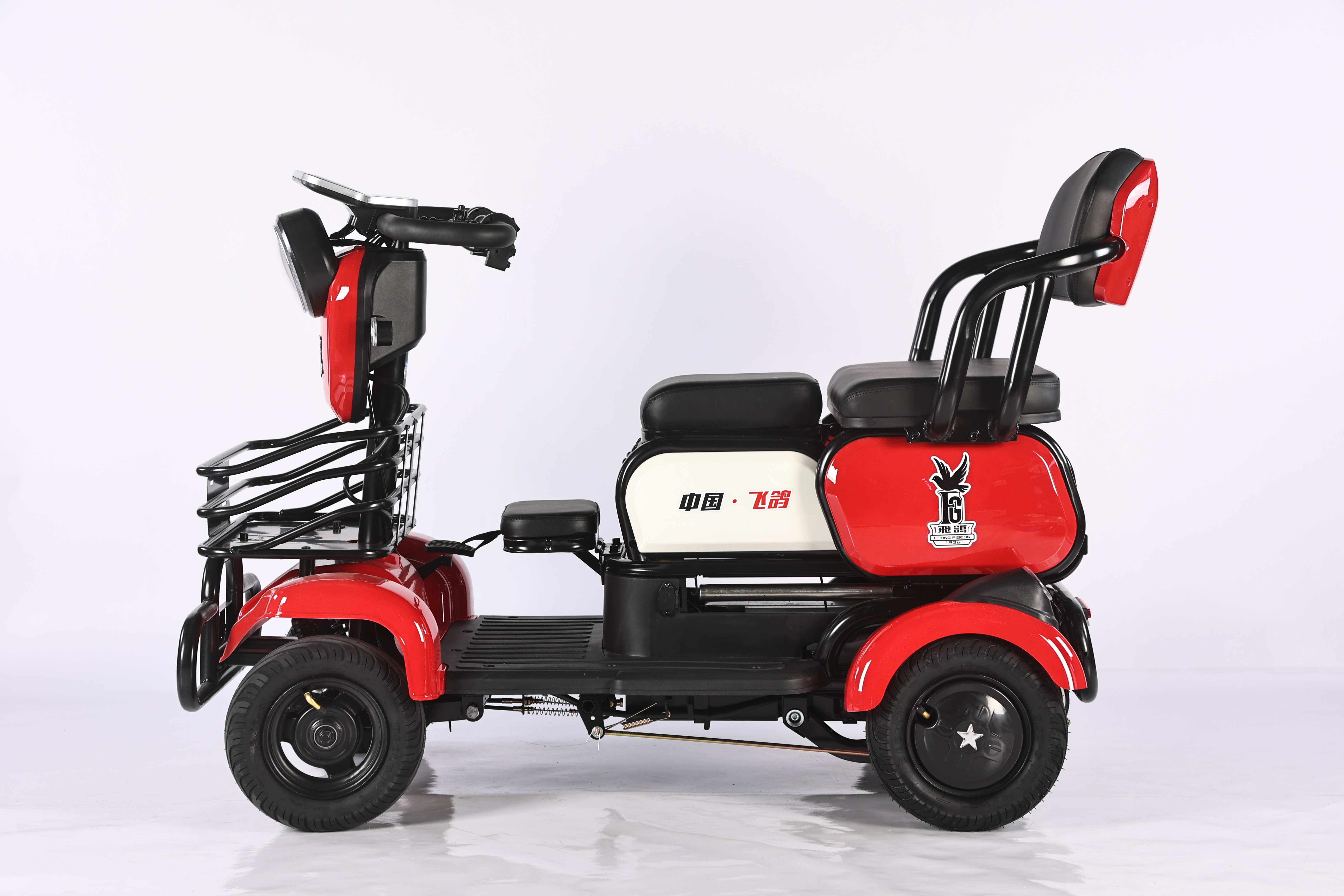 带棚款-飞鸽高端电动四轮车休闲代步车