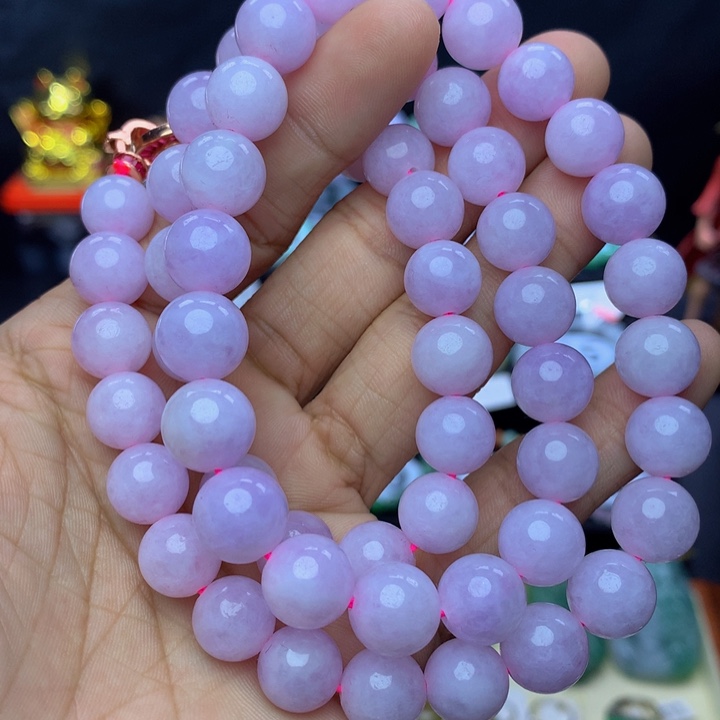 翡翠手链未镶嵌翡翠 11+