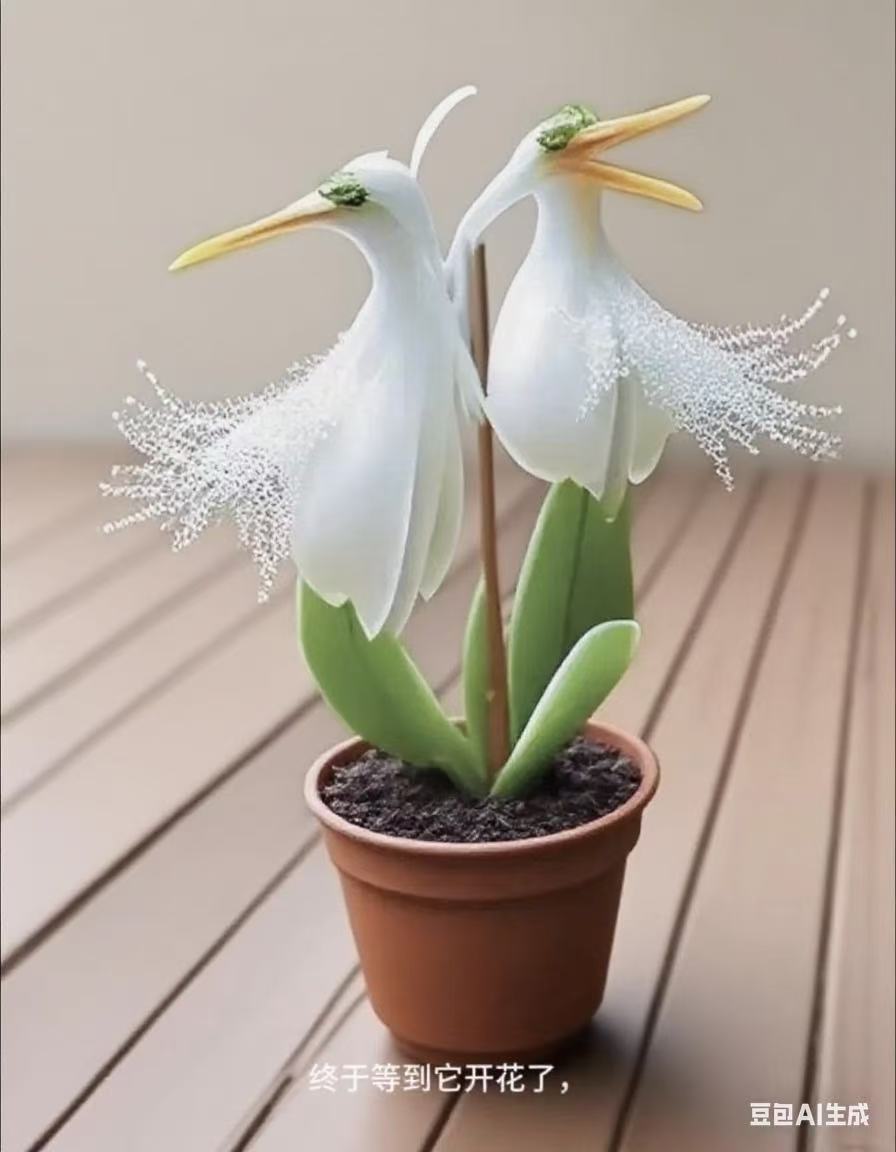 d白鹭兰种球爆款热卖清香芬芳四季绿植驱蚊虫室内外外形可爱植物