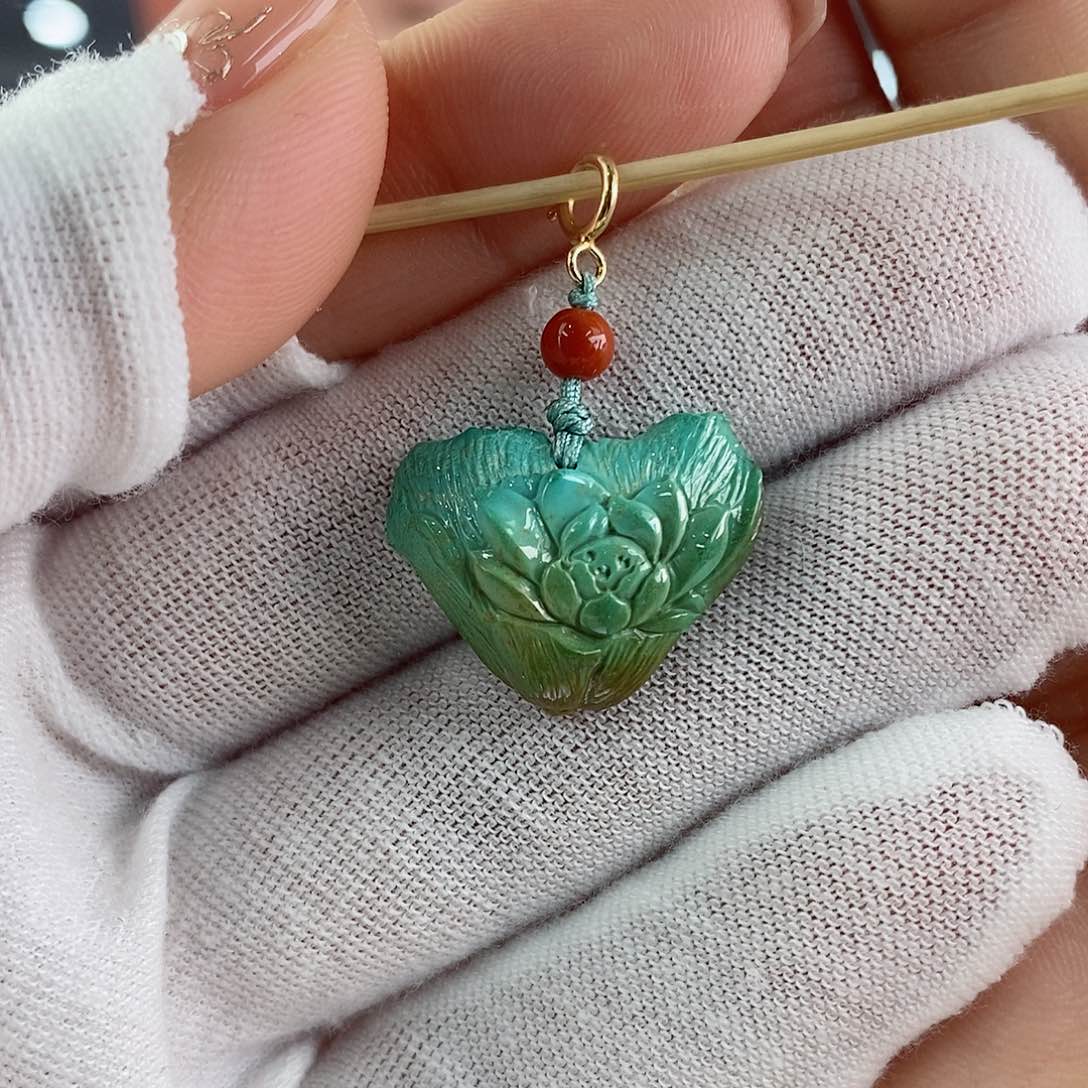 绿松石珠宝奇石未镶嵌