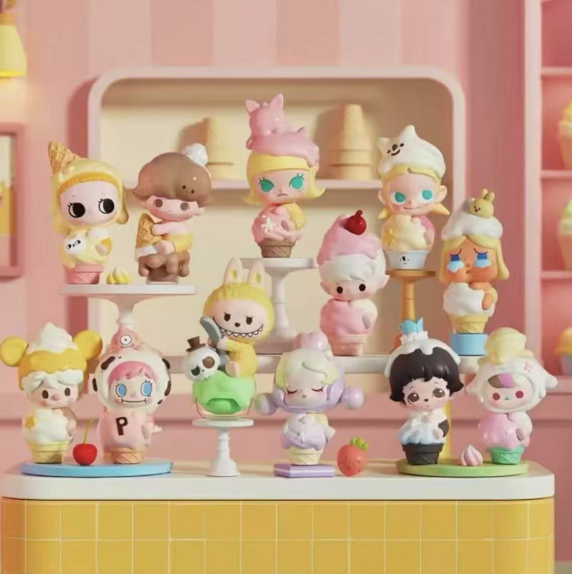 【明款可打孔】新品-冰激凌甜筒杯系列萌粒可diy手工