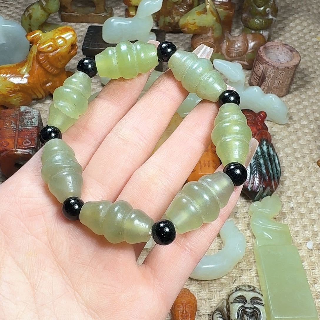 白玉菩提吊坠挂件