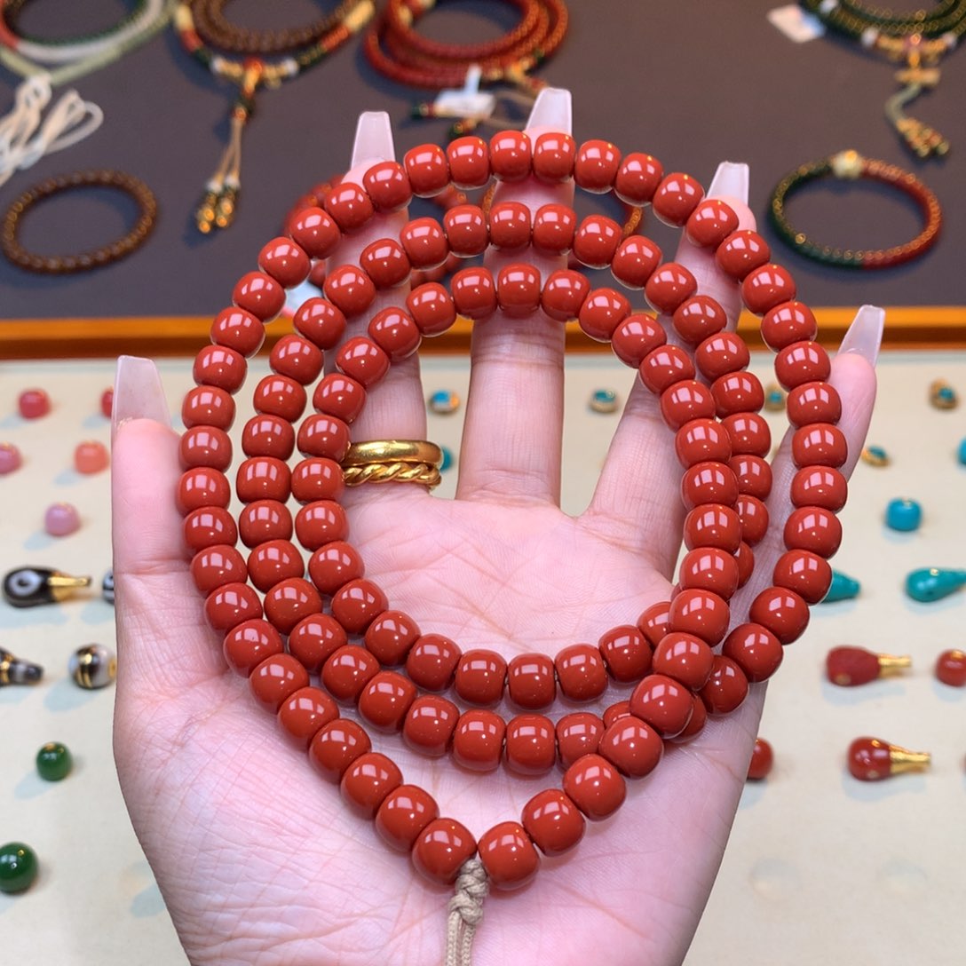 南红玛瑙未镶嵌颈饰