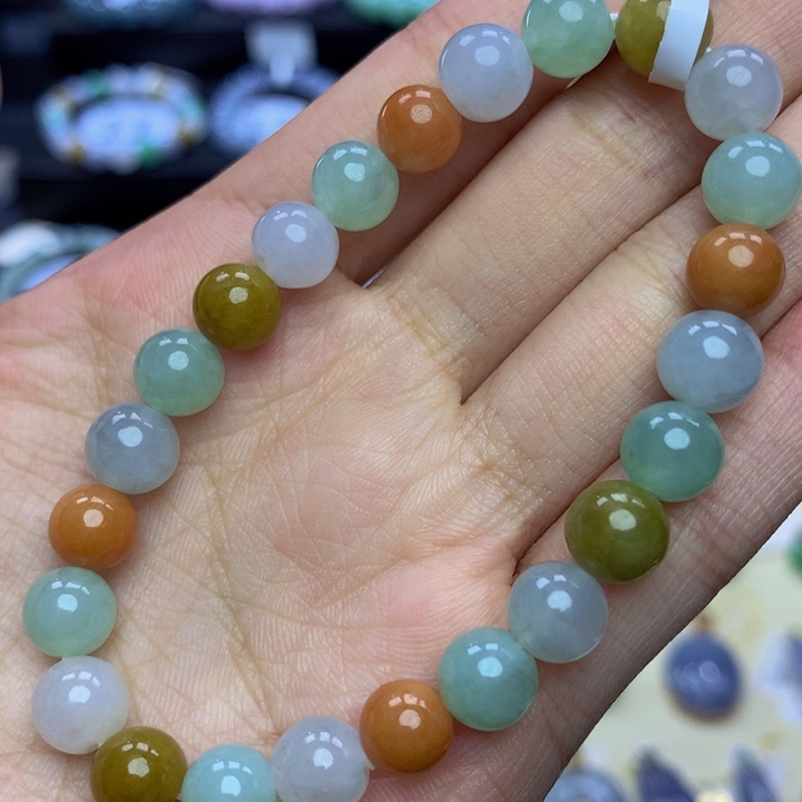 翡翠手链未镶嵌翡翠