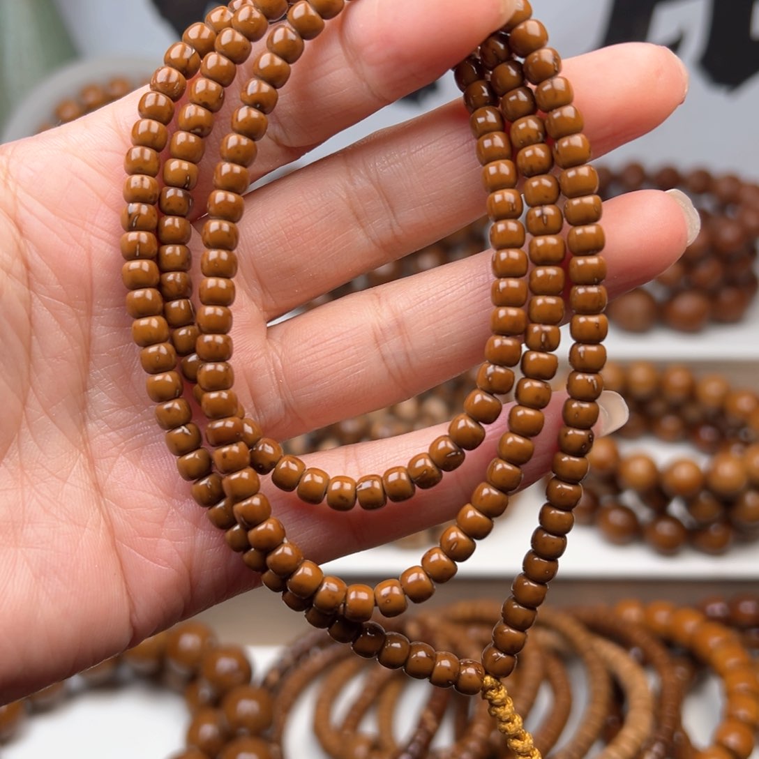 紫金鼠手串山****板5x4纯肉实心药片脖褂