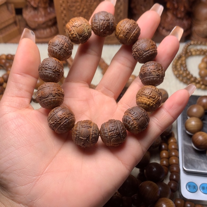 檀香木其他老山檀香手把件