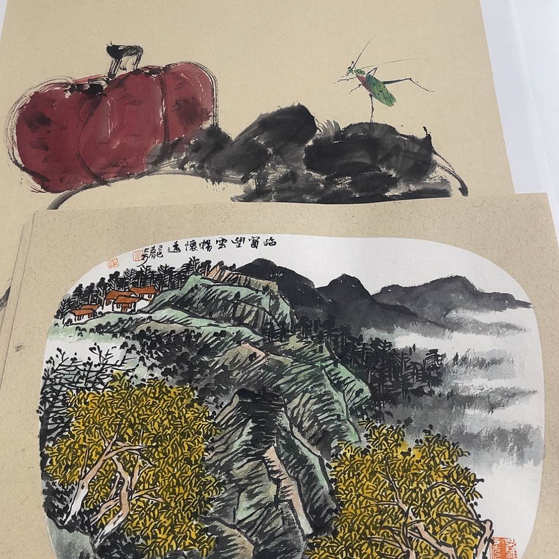 姜奇老师山水作品