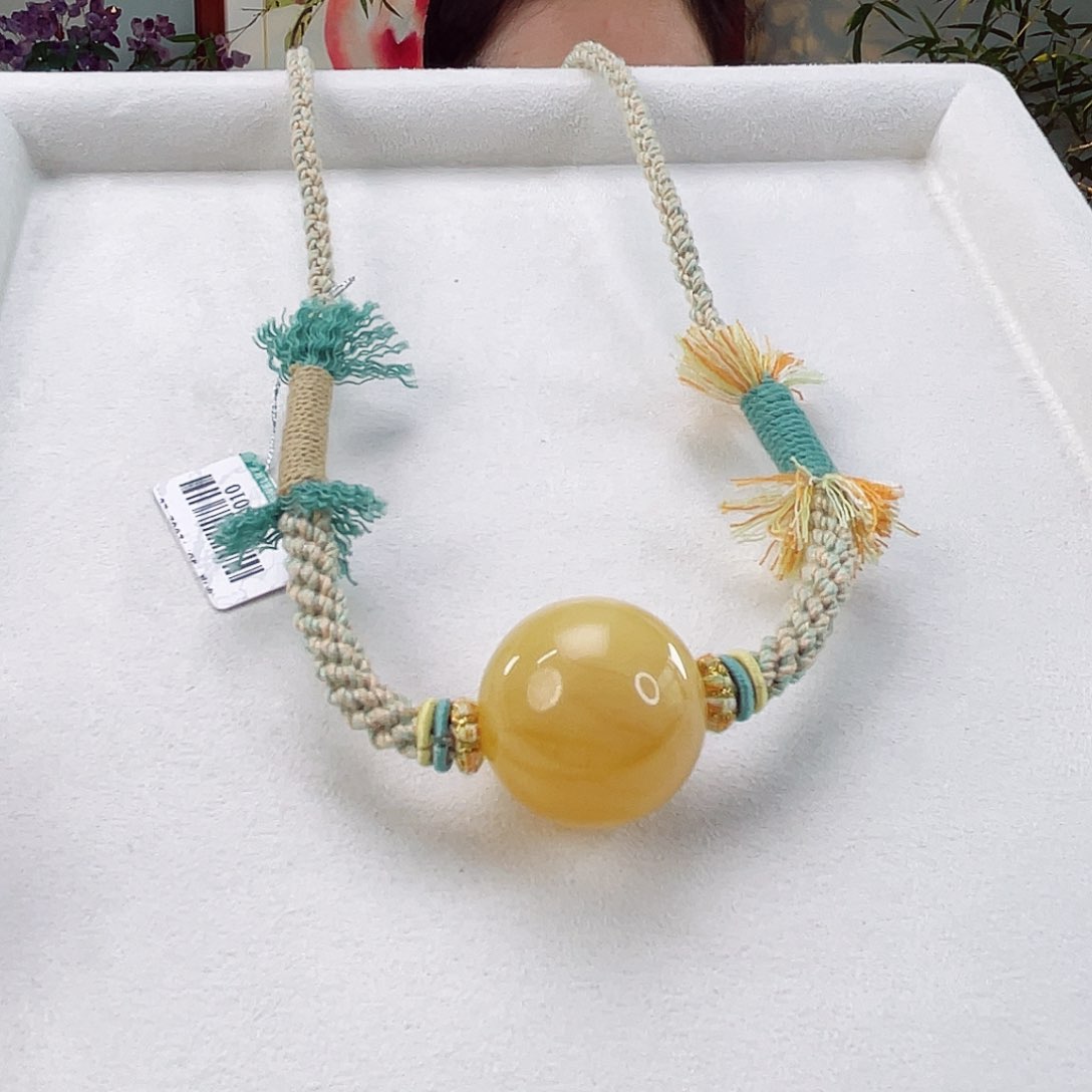 蜜蜡手链未镶嵌蜜蜡25.4