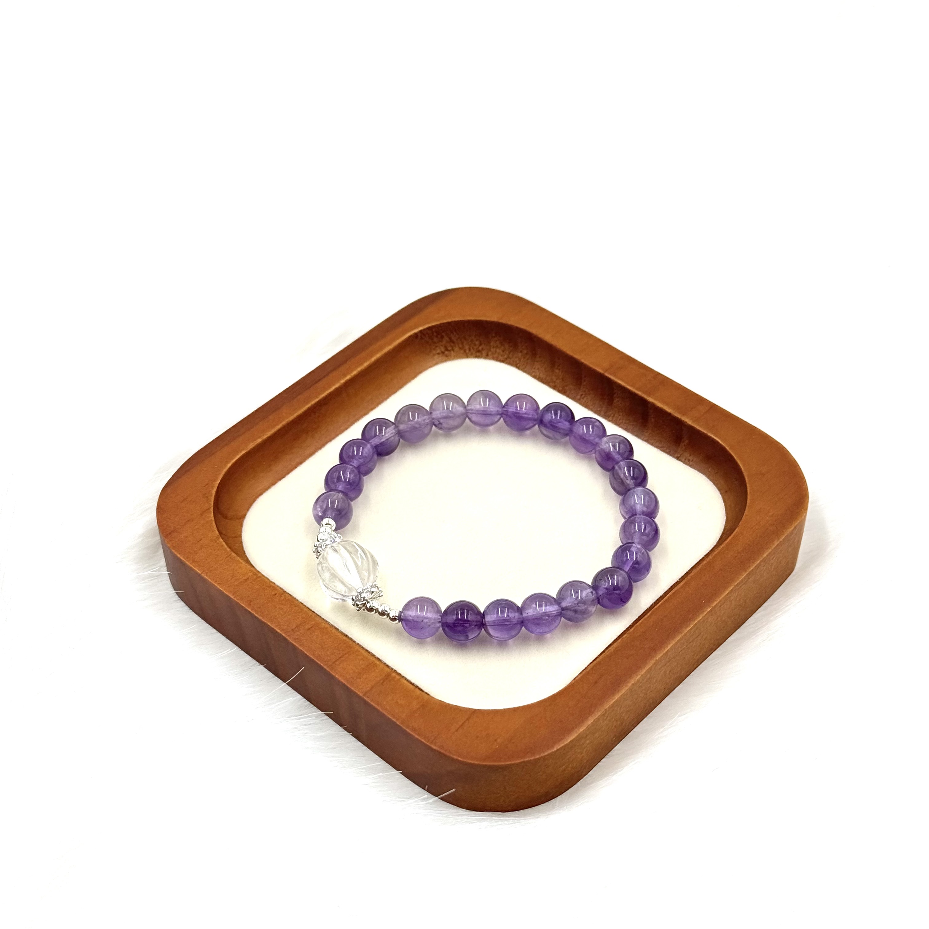 s05纯天然水晶乌拉圭紫水设计款多样发其一