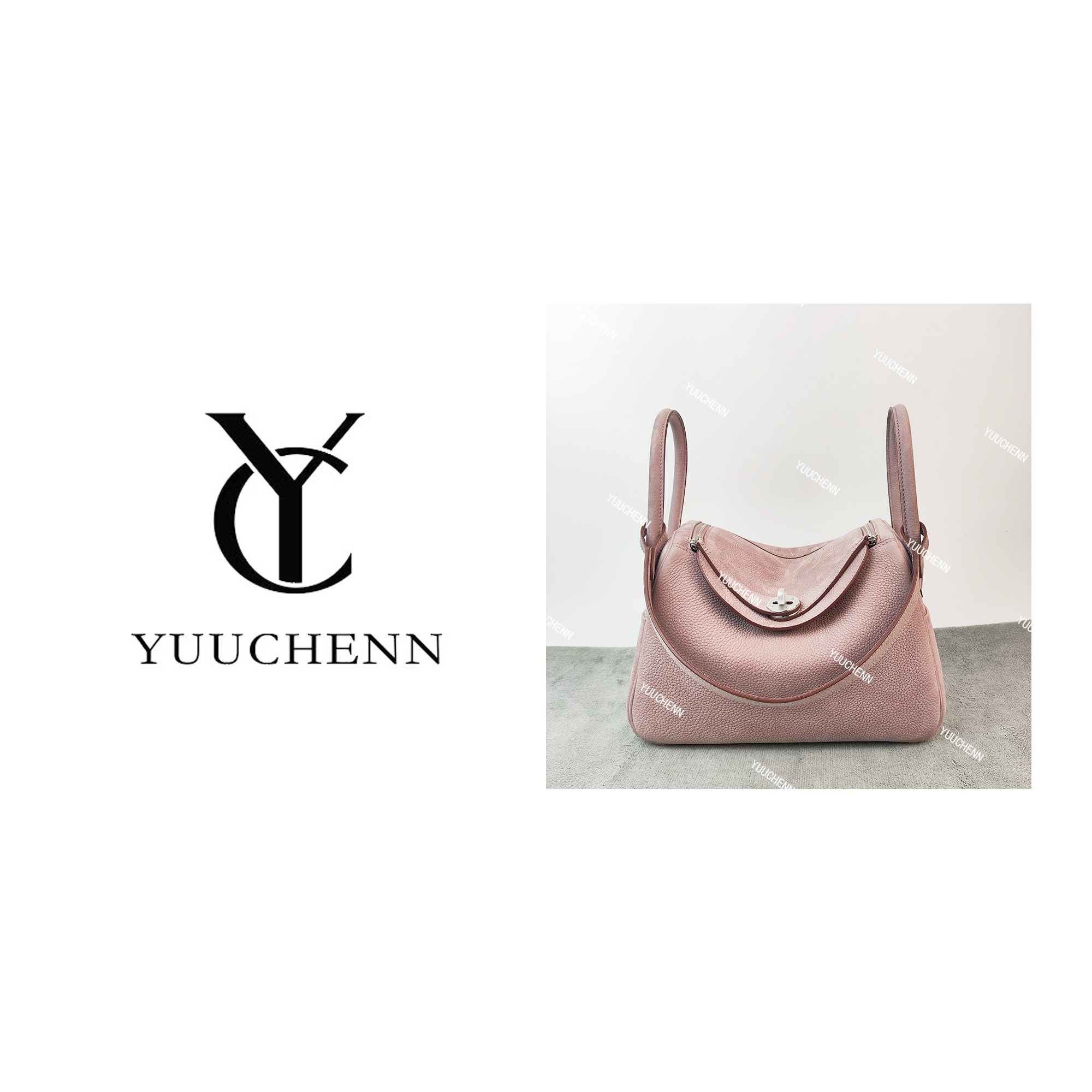 YUUCHENN/进口鹿皮26cm干枯玫瑰粉 HH6067