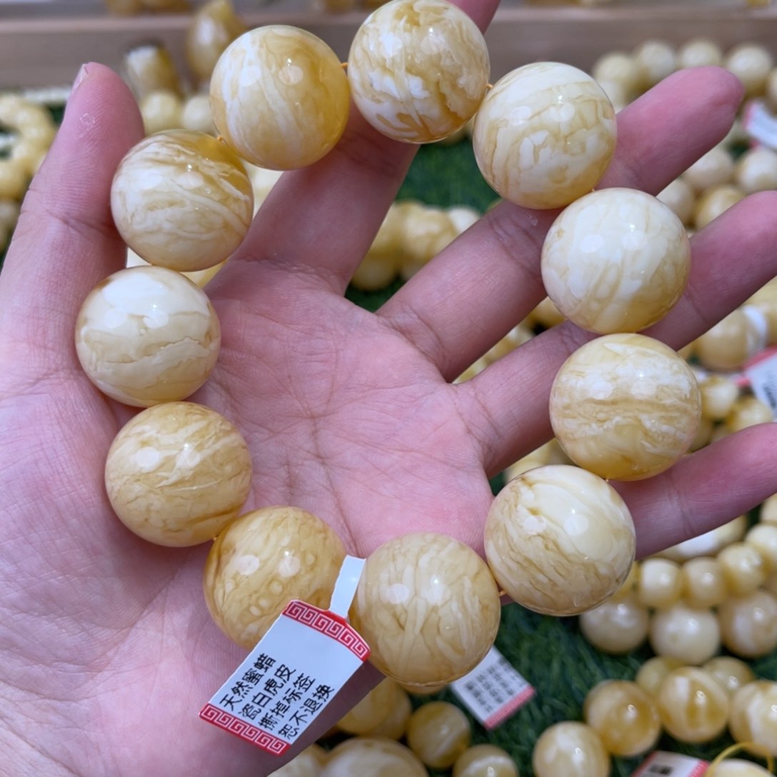 裸石琥珀未镶嵌尺寸22.8