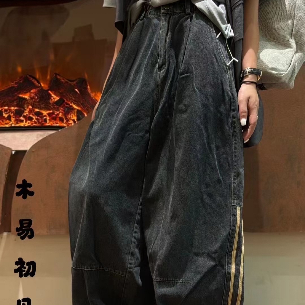 布忘初心分享 木易初见 -0239 裤子 腰围76、裤长104