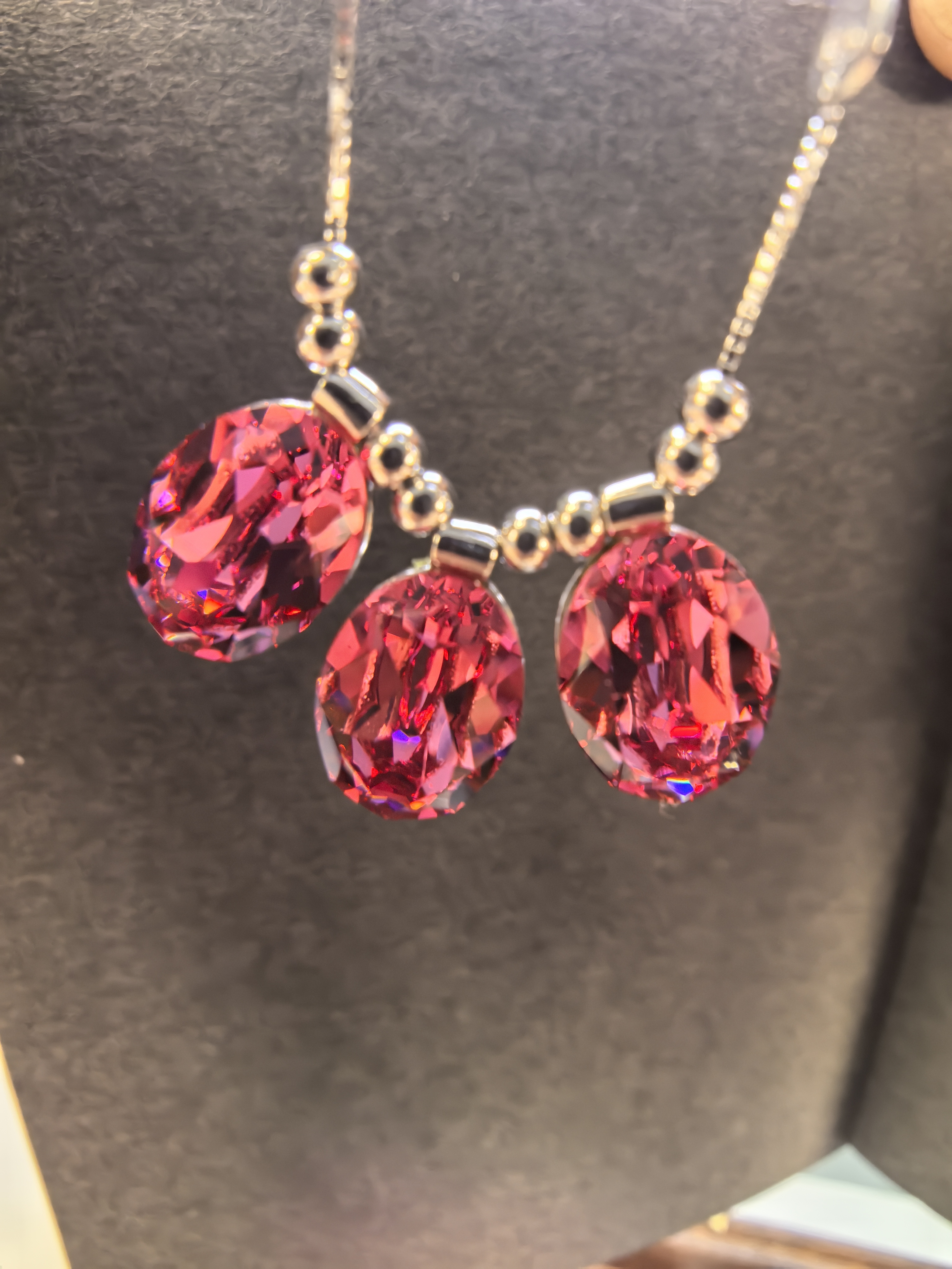 非金属仿水晶耳饰 1号链接S925银饰